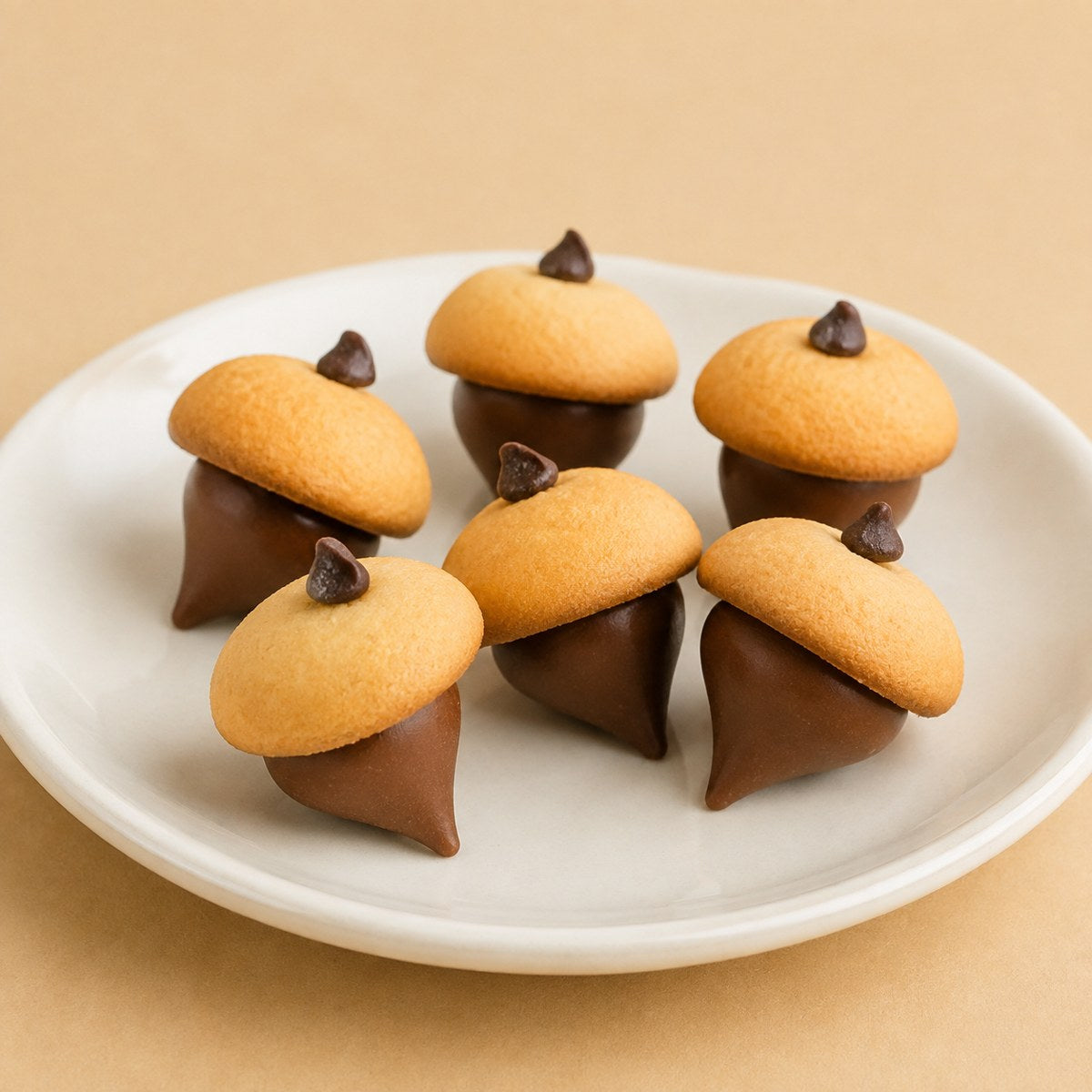 Acorn Snack Bites dessert concept